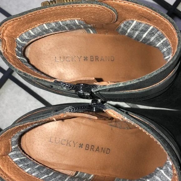 Lucky Brand. Raisa Ankle Boots - Picture 2 of 15